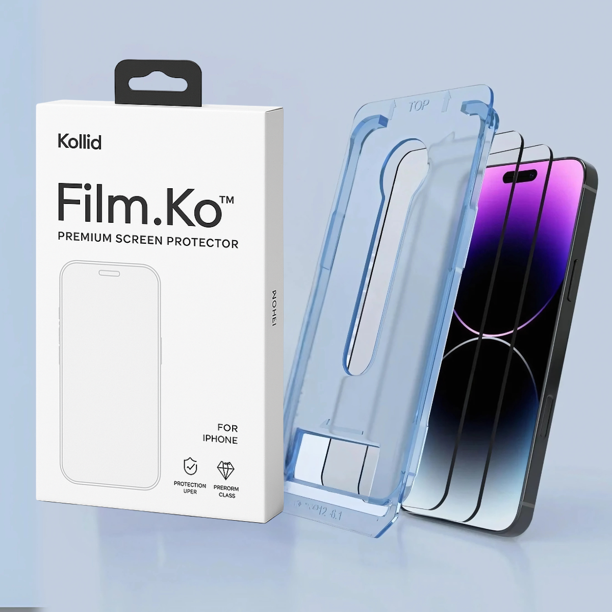 Ultrabestendige Beschermfolie voor iPhone - Film.Ko™ [BETAAL 1, ONTVANG 2]