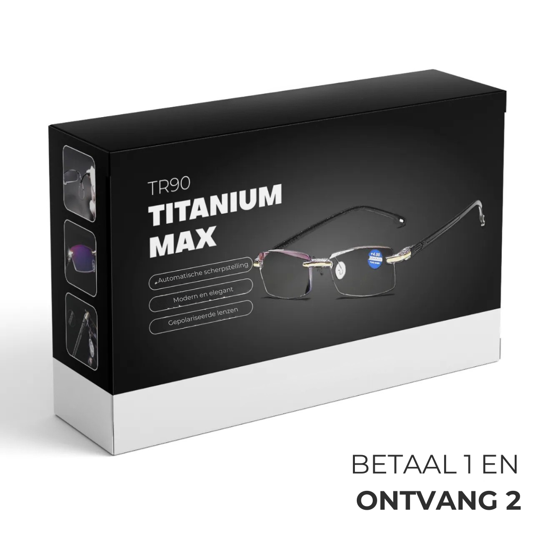 Slimme Bril TR90 Titanium Max + Exclusieve Etui Gratis Cadeau [BEPERKTE VOORRAAD]