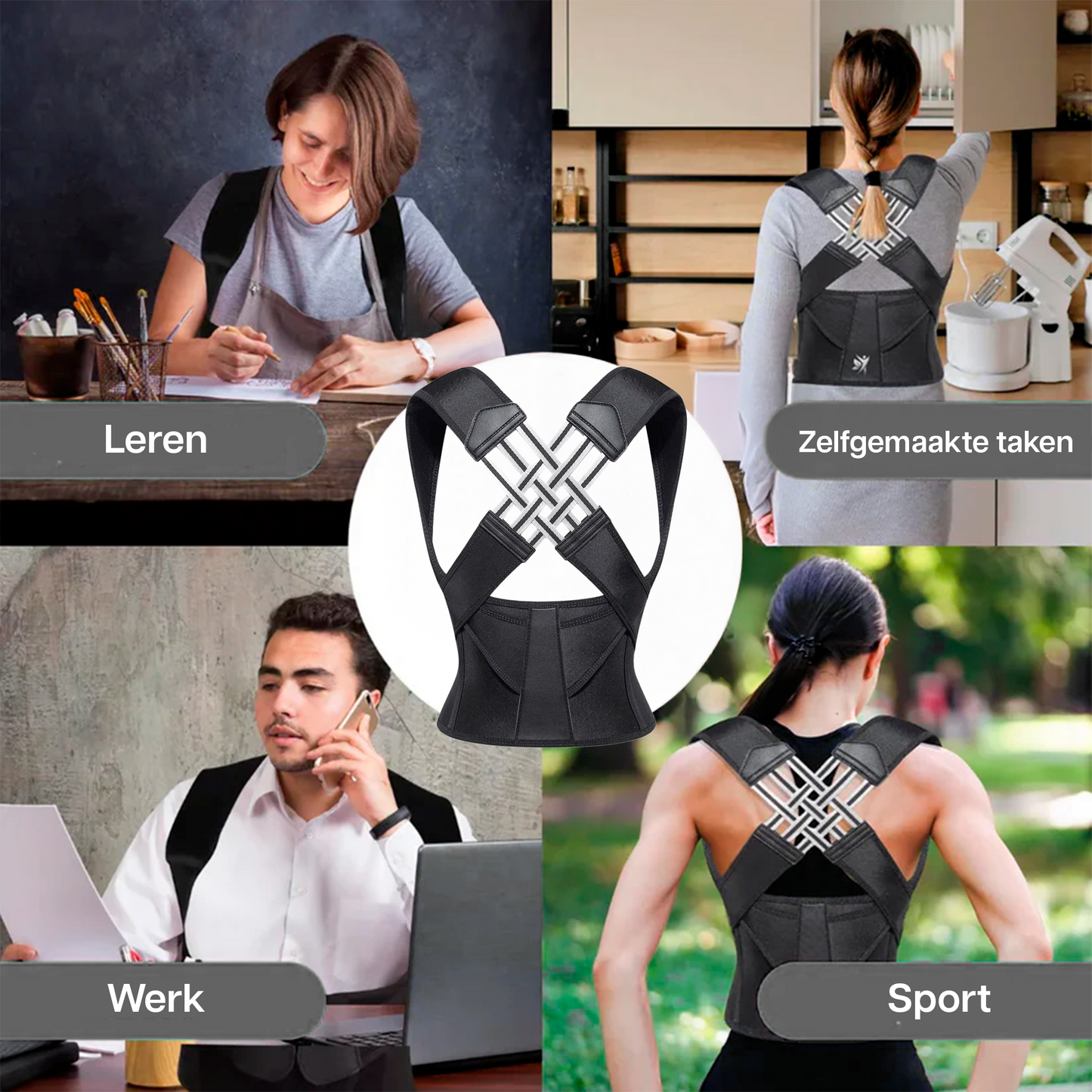 Houdingscorrector Pro Elite ErgoFlex™ {BEPERKTE VOORRAAD}