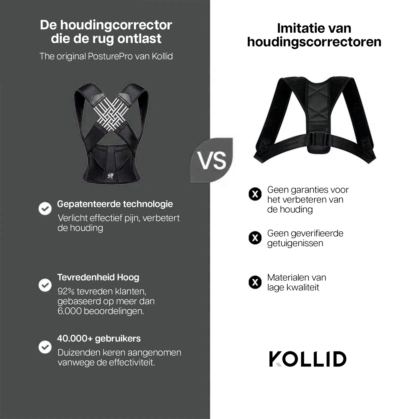 Houdingscorrector Pro Elite ErgoFlex™ {BEPERKTE VOORRAAD}