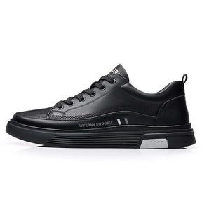 Casuale sneakers van echt leer – Platte Sport