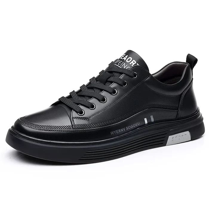 Casuale sneakers van echt leer – Platte Sport